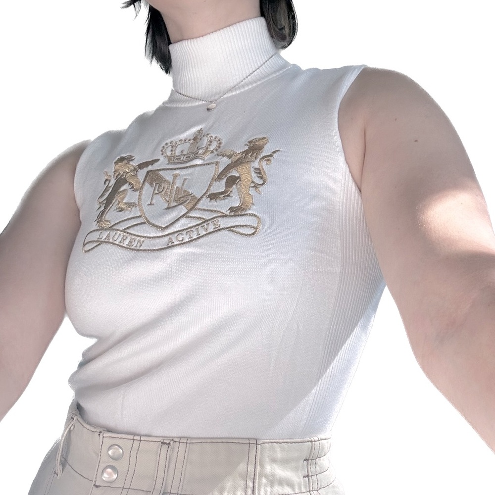 Vintage Ralph Lauren Active Sleeveless Turtleneck